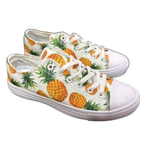 RAAD Shop Pineapple Print Low Top Sneakers Women’s 8.5 / Men’s 7
